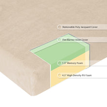 Load image into Gallery viewer, Full size 6-inch Thick Memory Foam Mattress with Washable Cover
