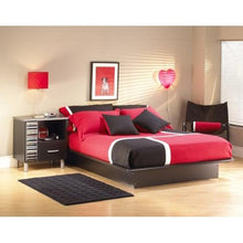 Load image into Gallery viewer, Full Size Modern Platform Bed Frame in Black Finish
