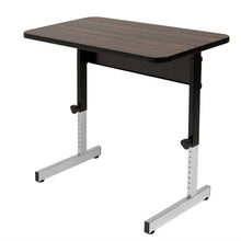Load image into Gallery viewer, Stand Up Desk Adjustable Height Sitting Standing Writing Table in Walnut
