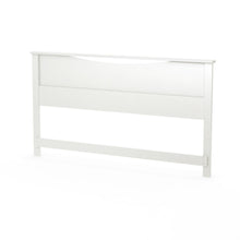 Load image into Gallery viewer, King size Contemporary Headboard in White Wood Finish
