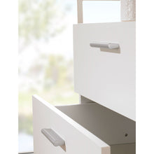 Load image into Gallery viewer, Contemporary Style White 4-Drawer Bedroom Bureau Storage Chest
