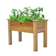 Load image into Gallery viewer, Raised Garden Bed Planter Box in Solid Cedar Wood in Natural Finish - 34-inch
