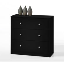 Load image into Gallery viewer, Contemporary 3-Drawer Chest in Black - Made in Denmark
