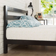 Load image into Gallery viewer, Twin size Modern Metal Platform Bed Frame with Headboard And Wood Support Slats
