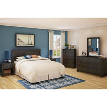 Load image into Gallery viewer, Dark Brown Chocolate Wood Finish 5-Drawer Bedroom Chest of Drawers
