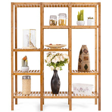 Load image into Gallery viewer, Eco-Friendly Bamboo 4-Shelf Bookcase Storage Rack
