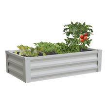Load image into Gallery viewer, White Powder Coated Metal Raised Garden Bed Planter Made In USA
