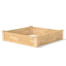 Load image into Gallery viewer, Cedar 4 ft x 4 ft x 10.5 in Raised Garden Bed - Made in USA
