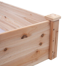 Load image into Gallery viewer, Solid Wood 8 ft x 2 ft Raised Garden Bed Planter
