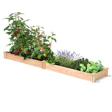 Load image into Gallery viewer, 16 in x 96 in Low Profile Cedar Raised Garden Bed - Made In USA
