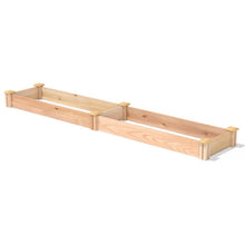 Load image into Gallery viewer, 16 in x 96 in Low Profile Cedar Raised Garden Bed - Made In USA
